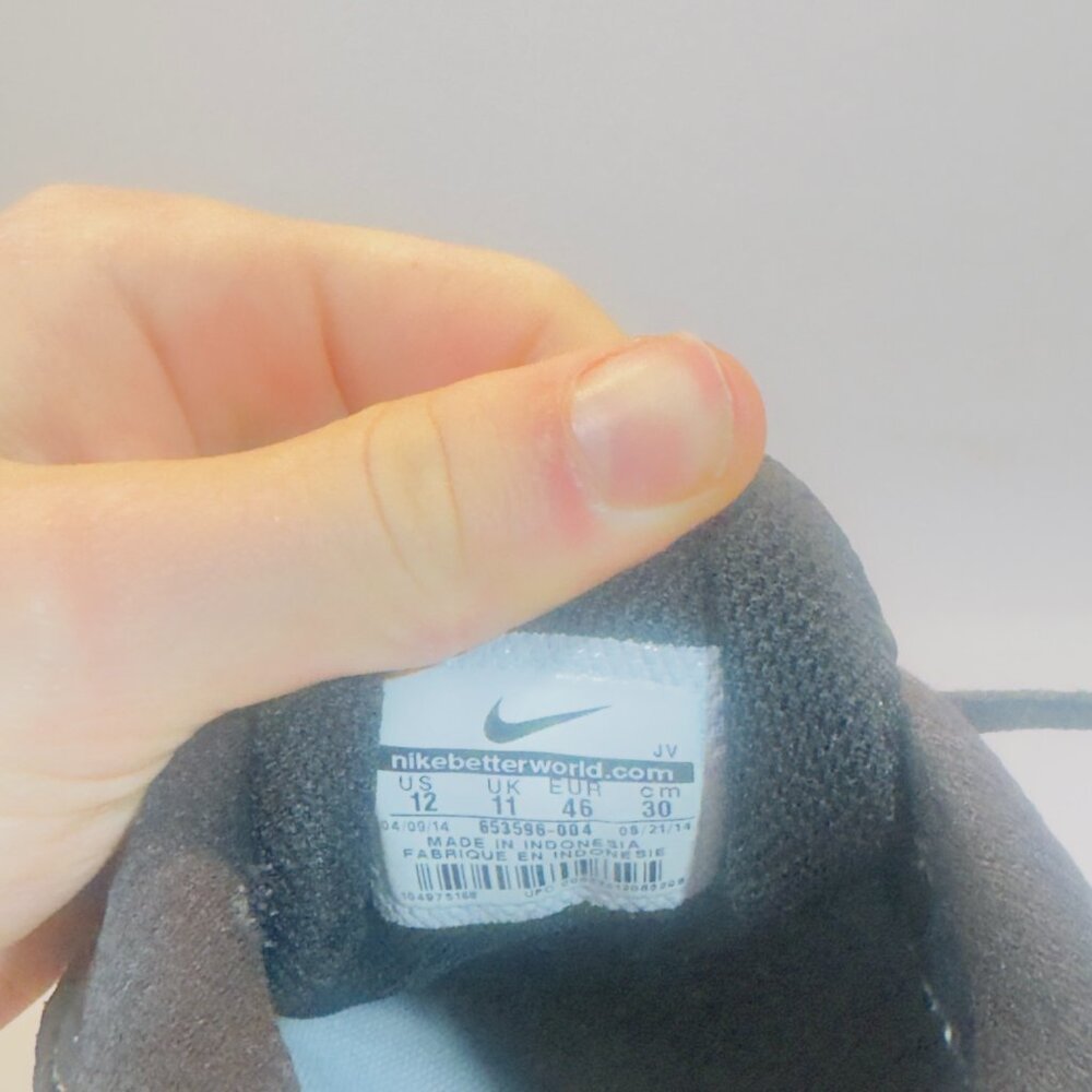 Nike Dual Fusion Run 3 Black Men’s Size 12 Running Athletic Shoes Sneakers - Picture 16 of 16